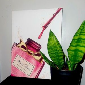 Pretty in Pink💕💅🏻 Miss Dior Canvas Painting